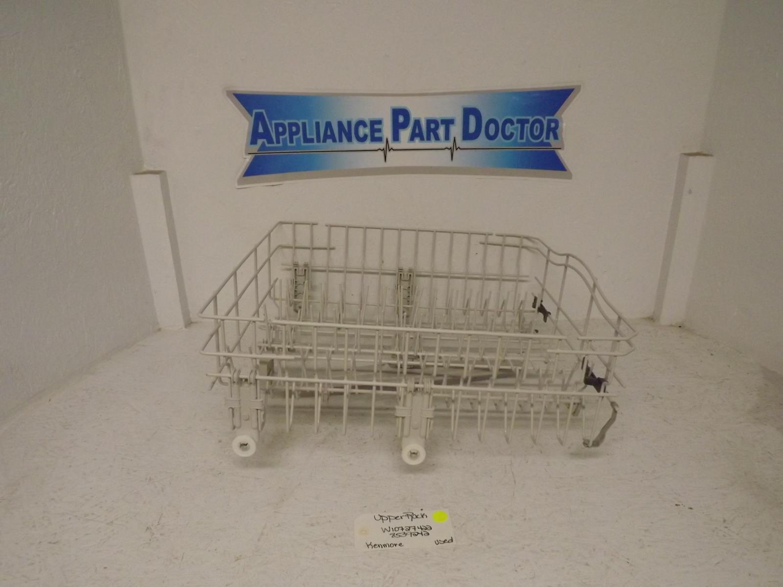 Kenmore Dishwasher W10727422 8539242 Upper Rack Used Kenmore Dishwasher W10727422 8539242 Upper Rack Used